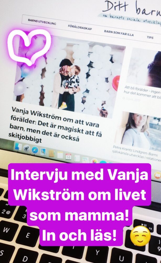 intervju med Vanja Wikström om att vara förälder